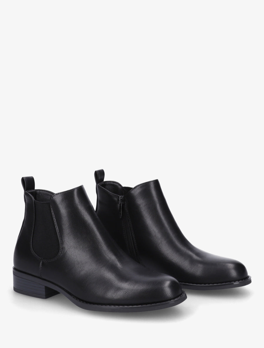 Bottines style chelsea - Noir - 4