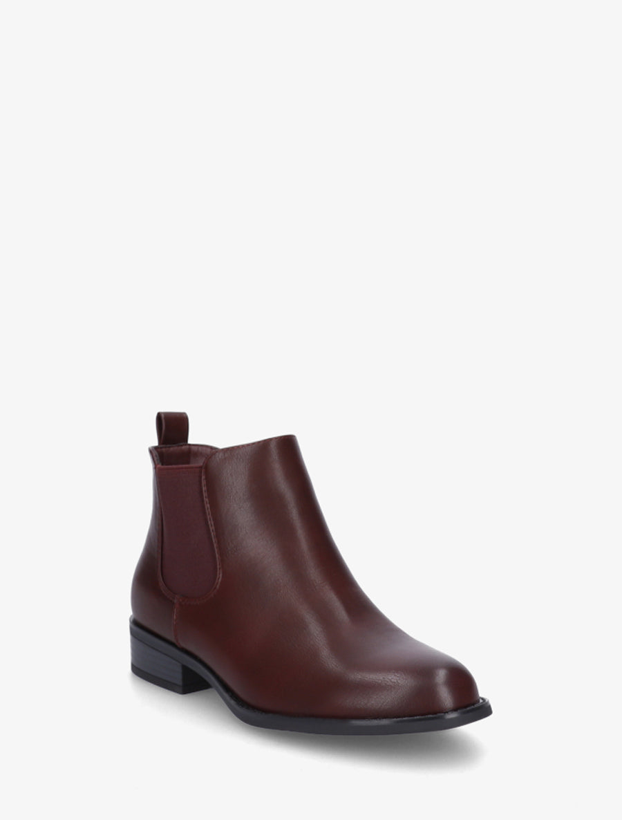 Bottines style chelsea - Bordeaux - 2