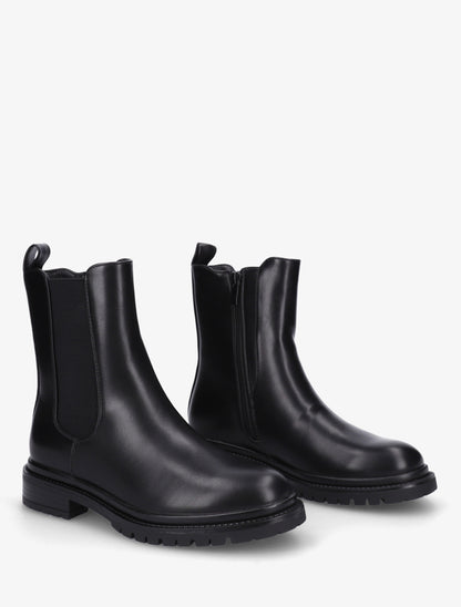 Chelsea boots unies - Noir - 4