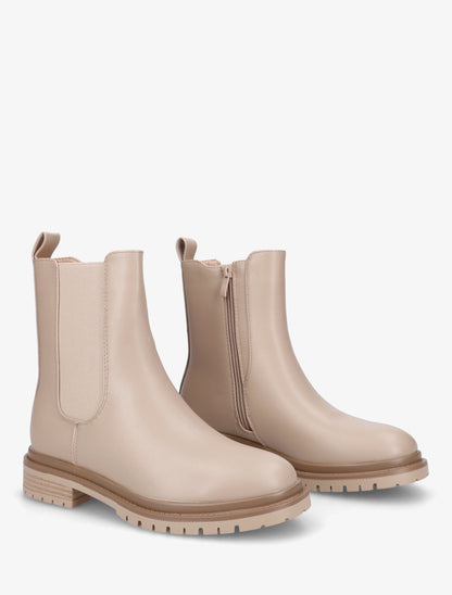 Chelsea boots unies - Taupe - 4