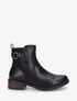 Bottines en simili et suédine - Noir - 1
