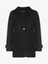 Manteau en feutre court - noir - 1