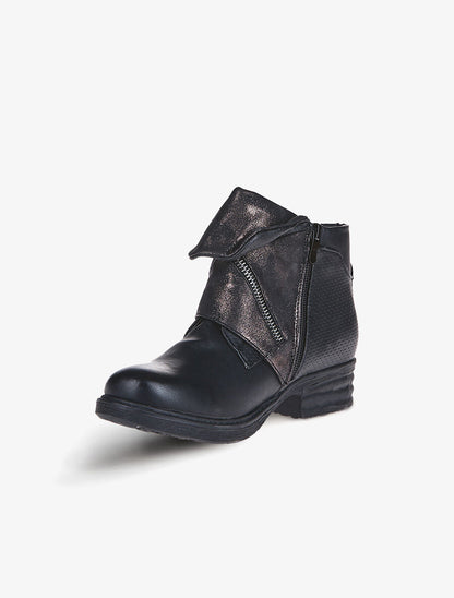 Boots revers rabattu - Noir - 3