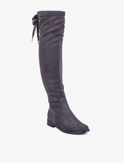 Cuissardes semelles à clous - gris foncé - 2