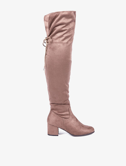 Cuissardes revers montant - taupe - 1