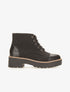 Boots hautes bimatière - noir - 1