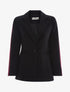 Blazer manches contrastées - Noir - 3