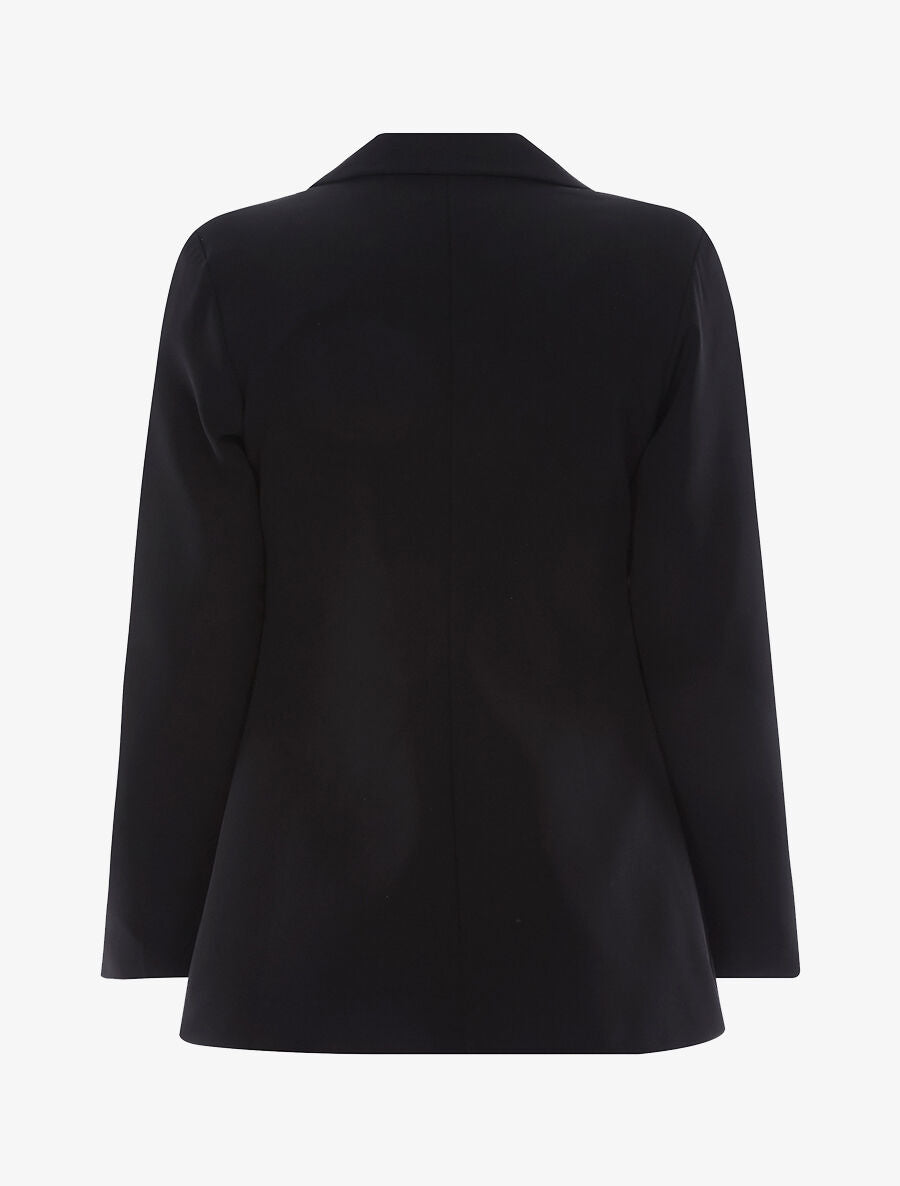 Blazer manches contrastées - Noir - 2
