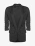 Veste longue loose - noir - 1