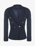Veste basic à boutons - marine - 1