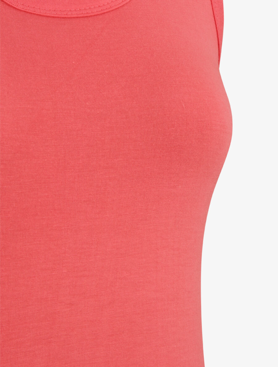 Débardeur uni basique - Rose - 3