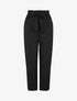Pantalon élastiqué fluide - Noir - 4