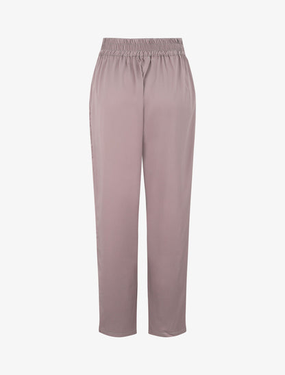 Pantalon élastiqué fluide - Taupe - 2
