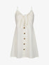 Robe à bretelles et noeud - Écru - 4