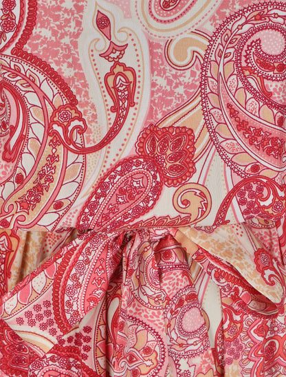 Combinaison fluide imprimé cachemire - Rose - 3