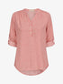 Blouse à imprimé à pois - Rose - 1