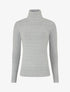 Pull col roulé en cachemire mélangé - Gris clair - 5