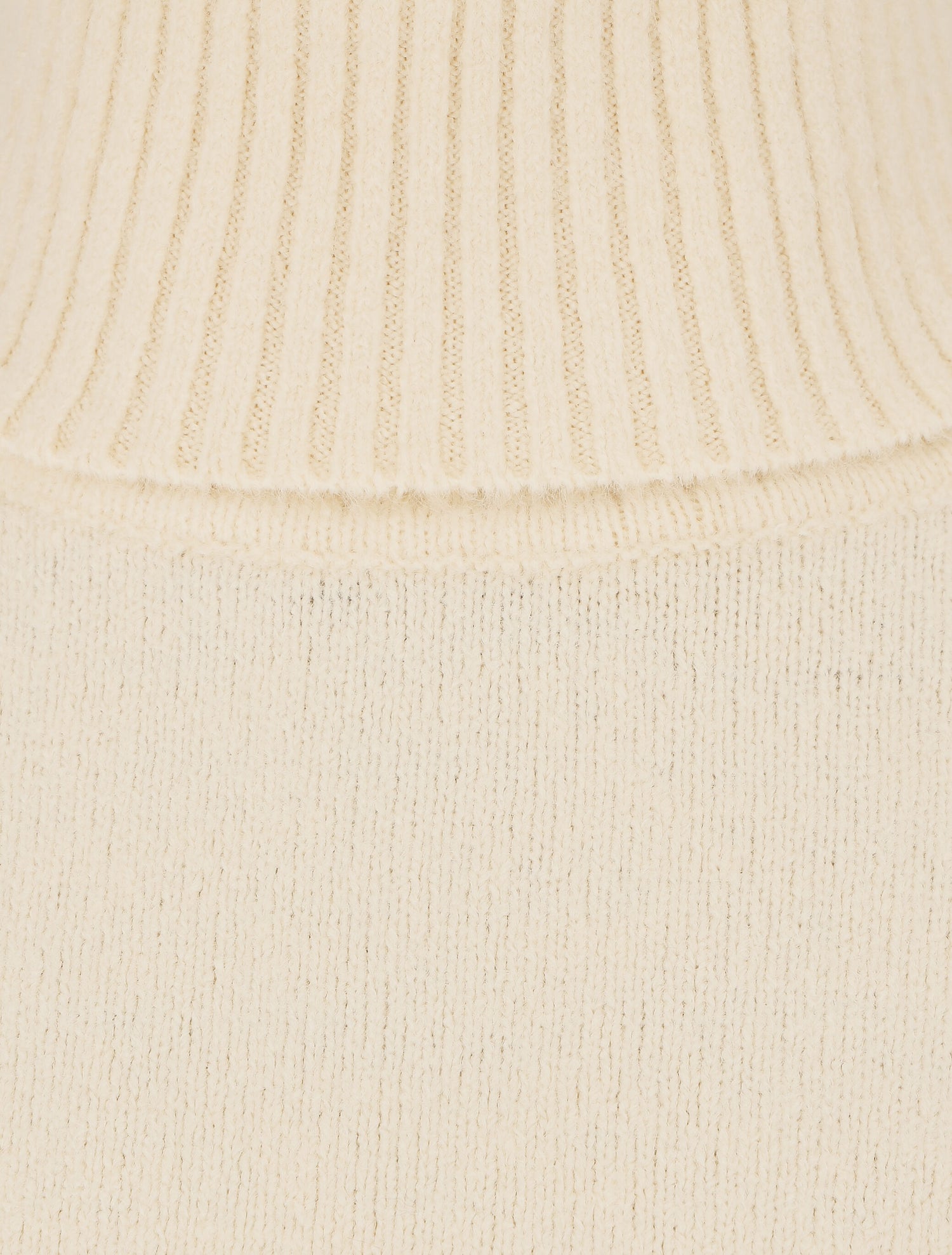 Pull col roulé en cachemire mélangé - Beige - 3