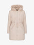 Manteau réversible à capuche - Beige - 1