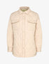 Veste matelassée à poches à rabat - Beige - 3