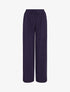 Pantalon ample élastiqué - Marine - 1