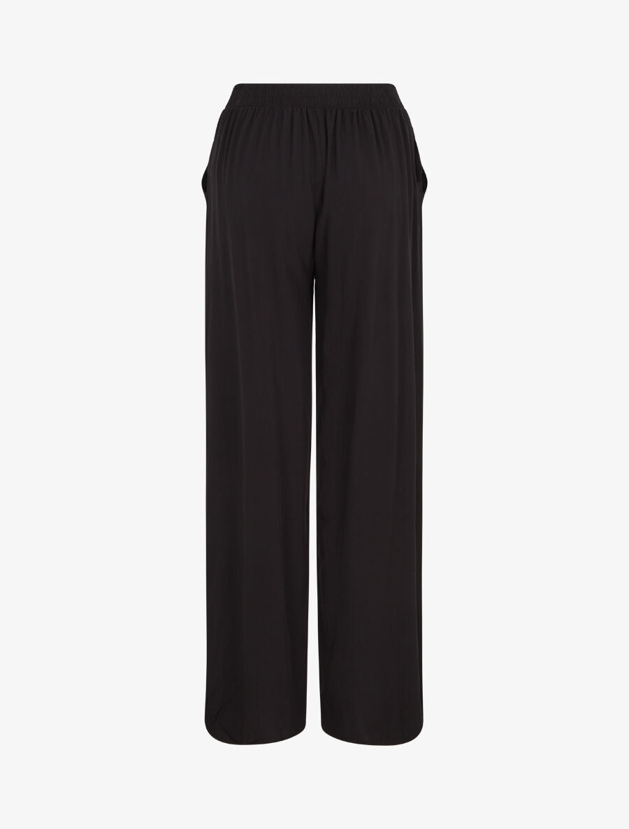 Pantalon ample élastiqué - Noir - 2