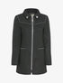 Manteau mi-long à étoiles et clous - Noir - 3