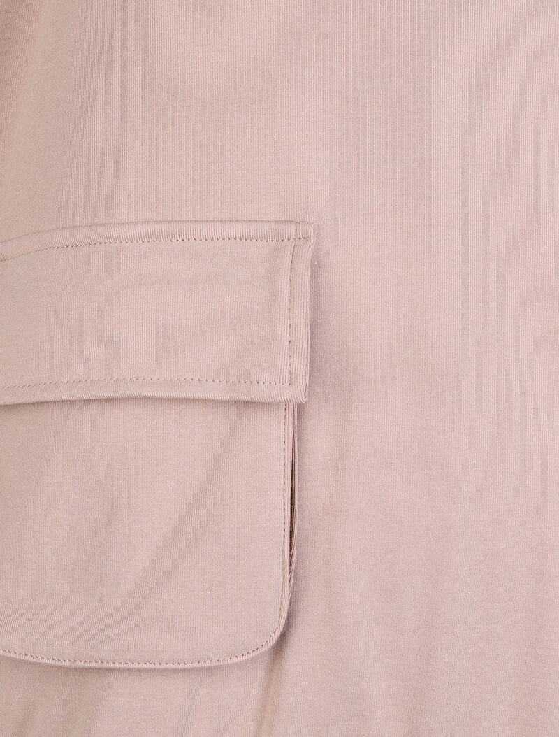 Sweat cargo à capuche - Taupe - 3