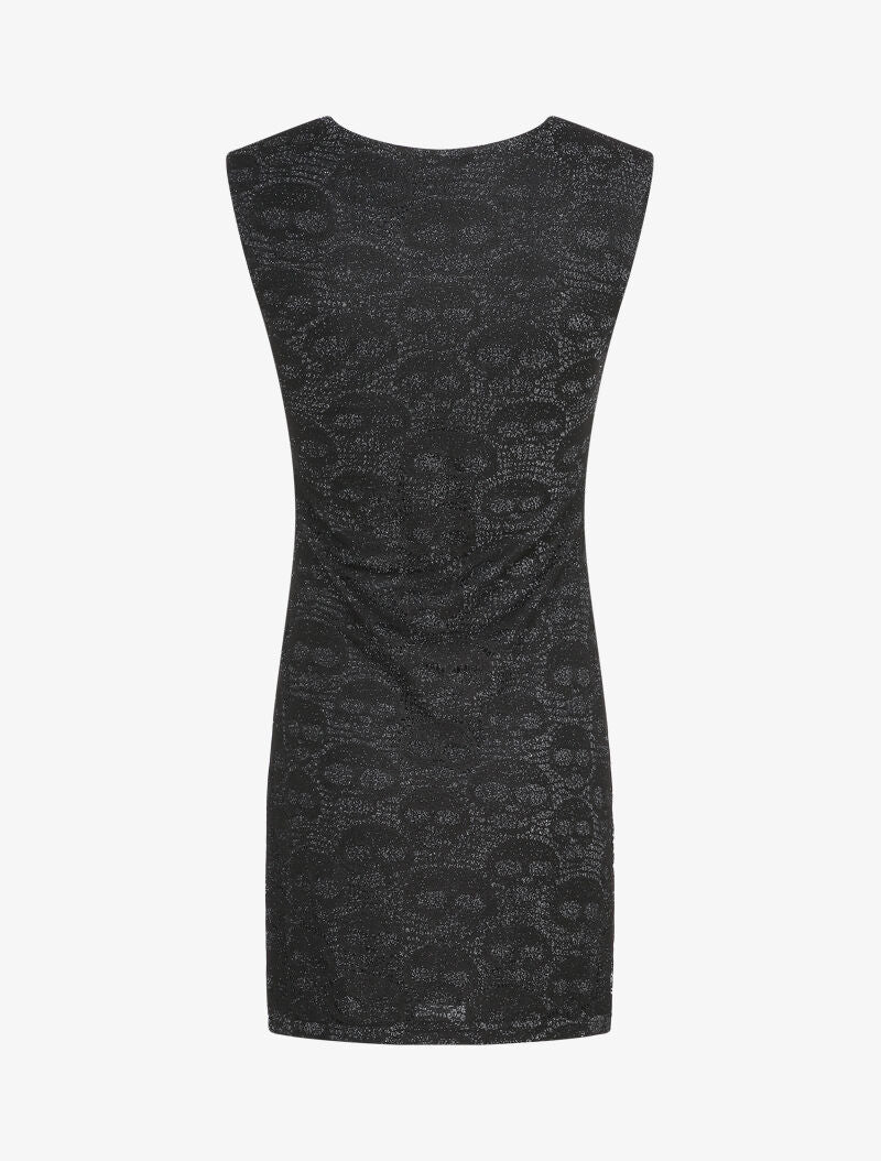 Robe en dentelle à motifs tête de mort - Argent - 2