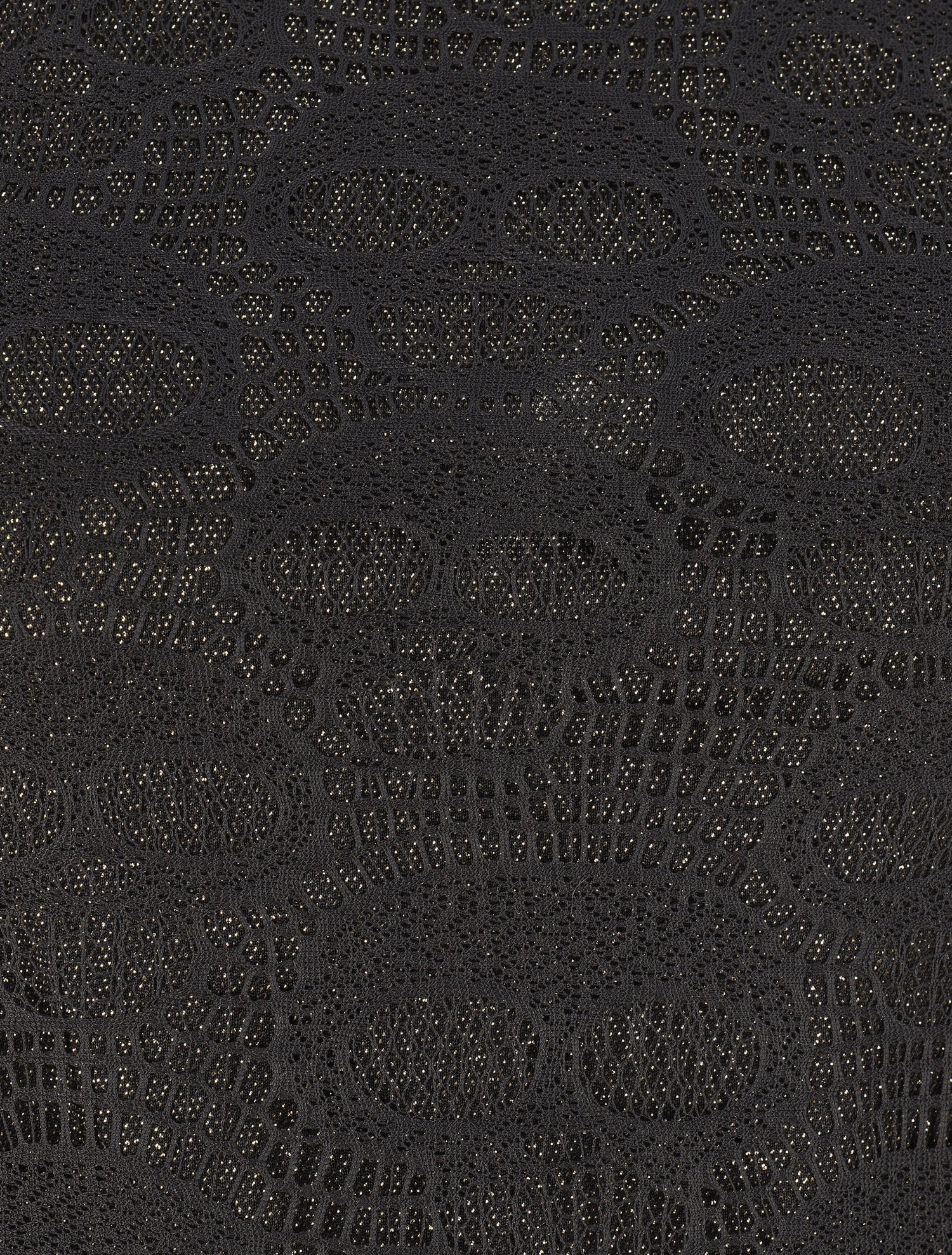 Robe en dentelle à motifs tête de mort - Or - 3
