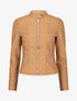 Veste matelassée en simili - Camel - 5