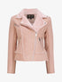 Veste fourrée à coutures contrastantes - Rose - 1