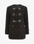 Manteau à boutons brandeboug - Noir - 1