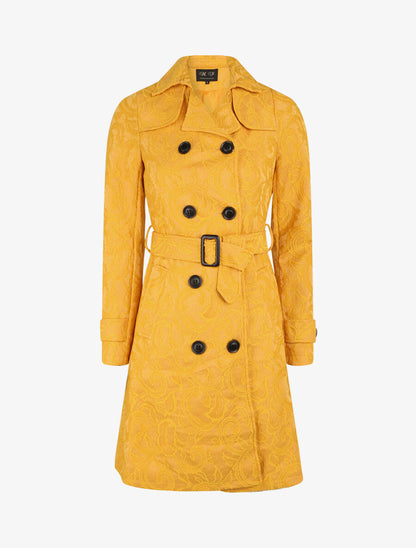 Trench en dentelle - Jaune - 4