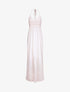 Robe empire uni à dos nu - Rose pâle - 1