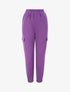 Jogging uni en coton - Violet - 4
