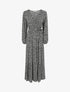 Robe longue à imprimé multi-fleurs - Noir - 1