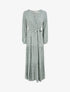 Robe longue à imprimé multi-fleurs - Vert d&