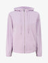 Sweat à capuche zippé - Lilas - 1