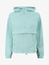 Sweat à capuche avec col zippé - Vert d&