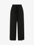 Pantalon fluide uni - Noir - 4
