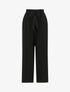 Pantalon ample uni - Noir - 1
