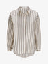 Chemise oversize rayée - Gris - 4