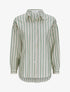 Chemise oversize rayée - Vert - 1