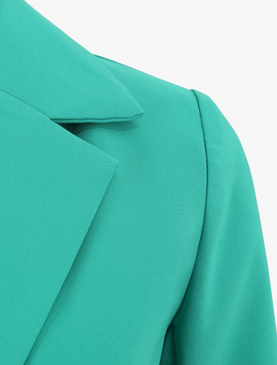 Veste courte unie - Vert - 3