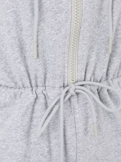 Combishort jogging à capuche - Gris - 3