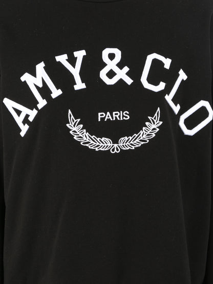 Sweat à inscription - Noir - 3