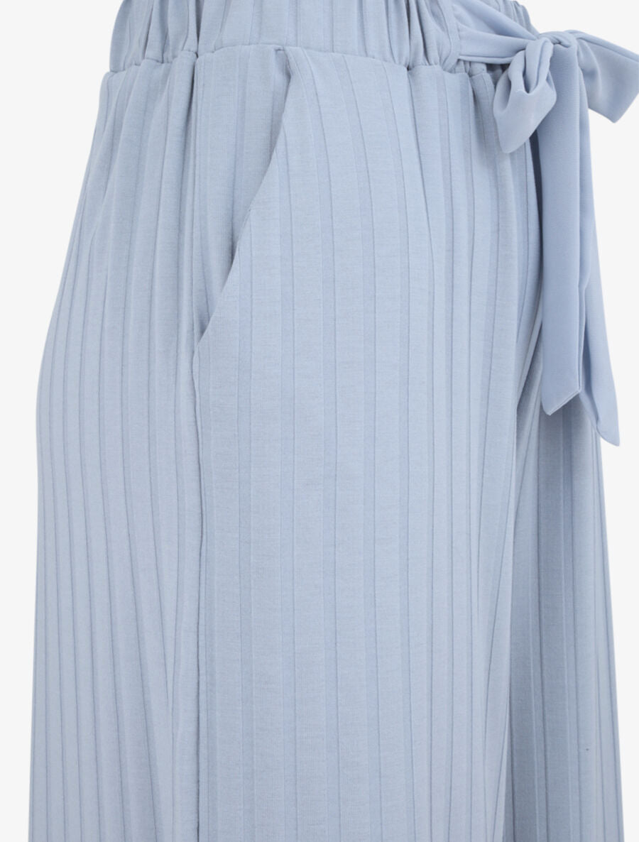 Pantalon ample côtelé - Bleu - 3