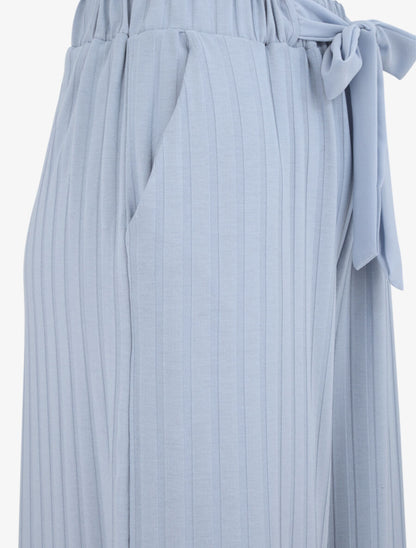 Pantalon ample côtelé - Bleu - 3