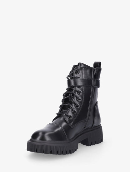 Rangers à boucle et semelle crantée - Noir - 3